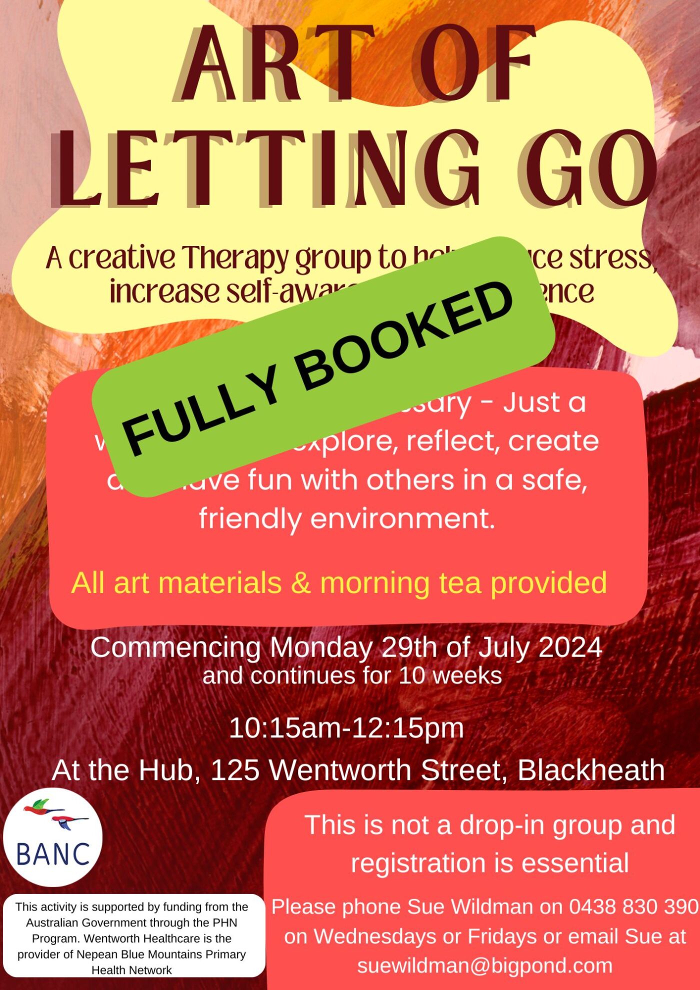 Updated Fully Booked With Funding Statement Art Of Letting Go