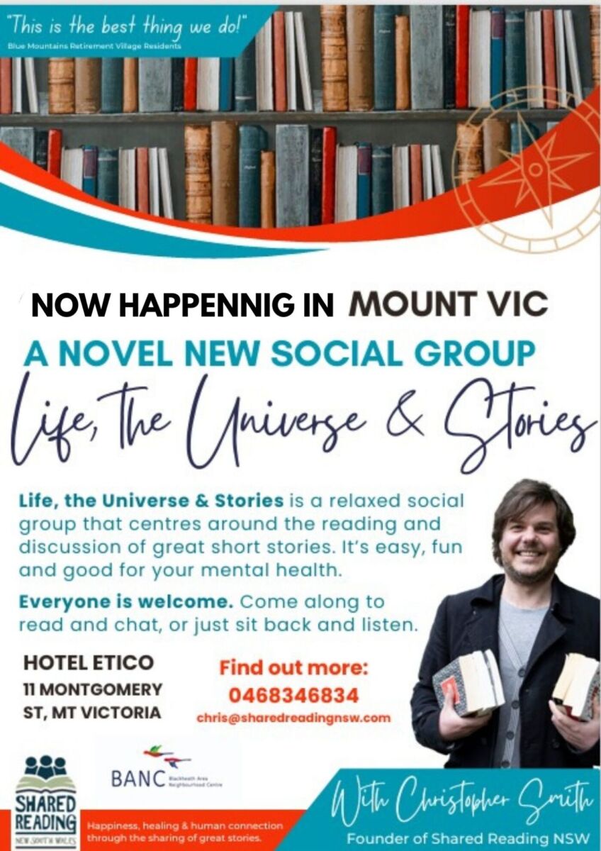 Shared Reading Mount Victoria Now Meeting